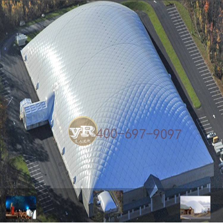 充气膜建筑留下了美景，优化了环境