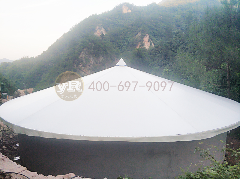 张家界风景区酒吧屋面膜结构工程