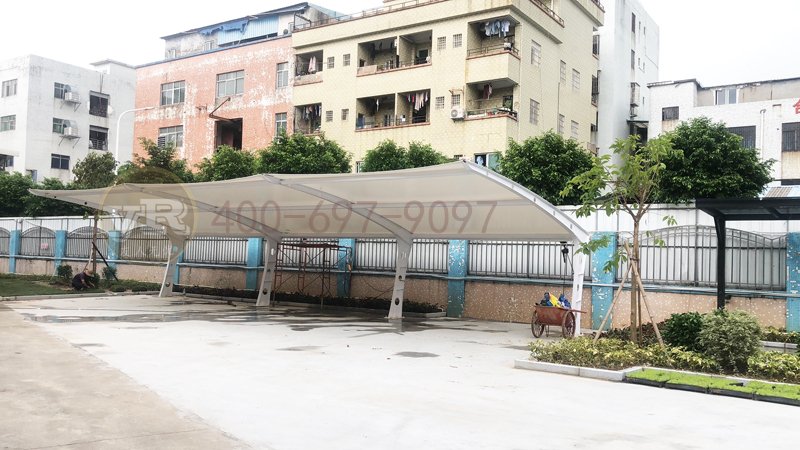 东莞膜结构车棚工程