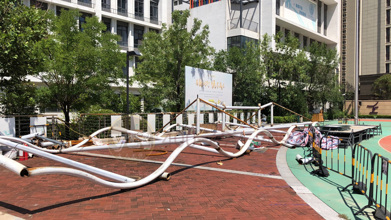 膜结构通道雨棚