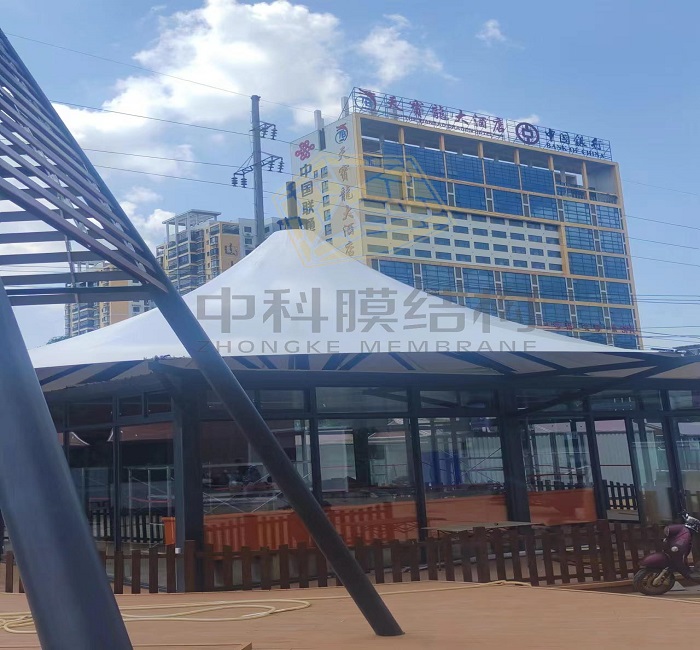 广西膜结构完工展示