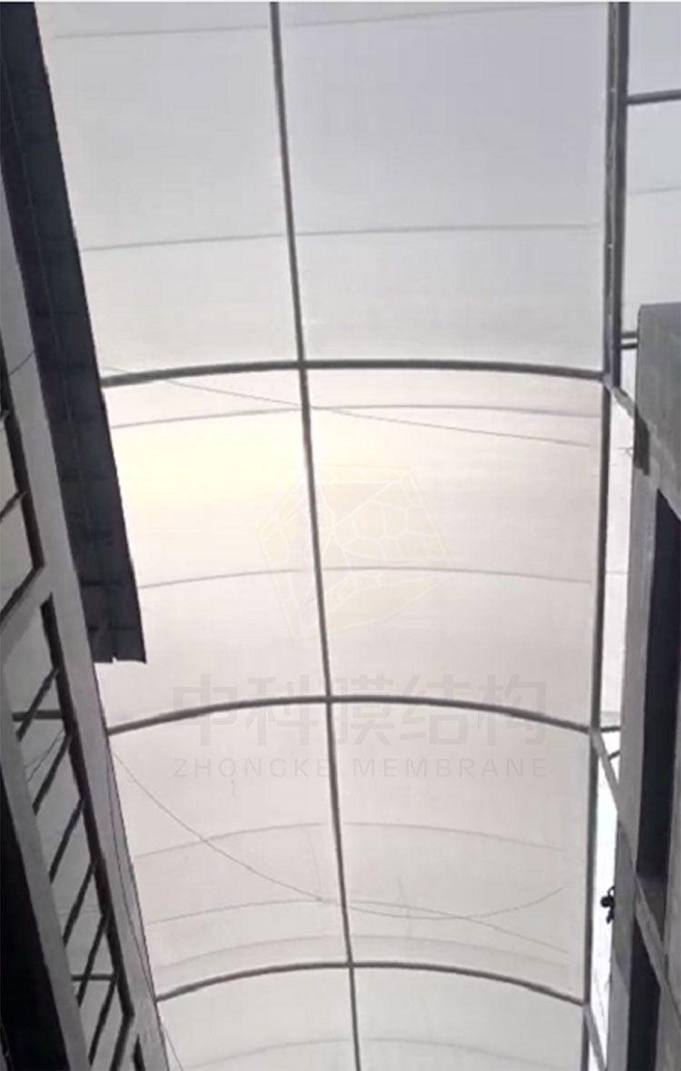 膜结构屋面的造型展现