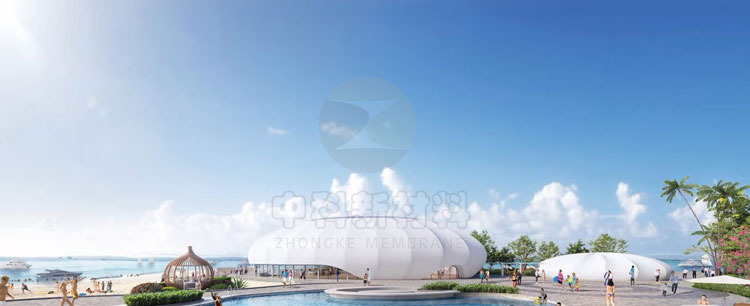 这样的PVDF膜结构建筑，放在哪儿都好看！