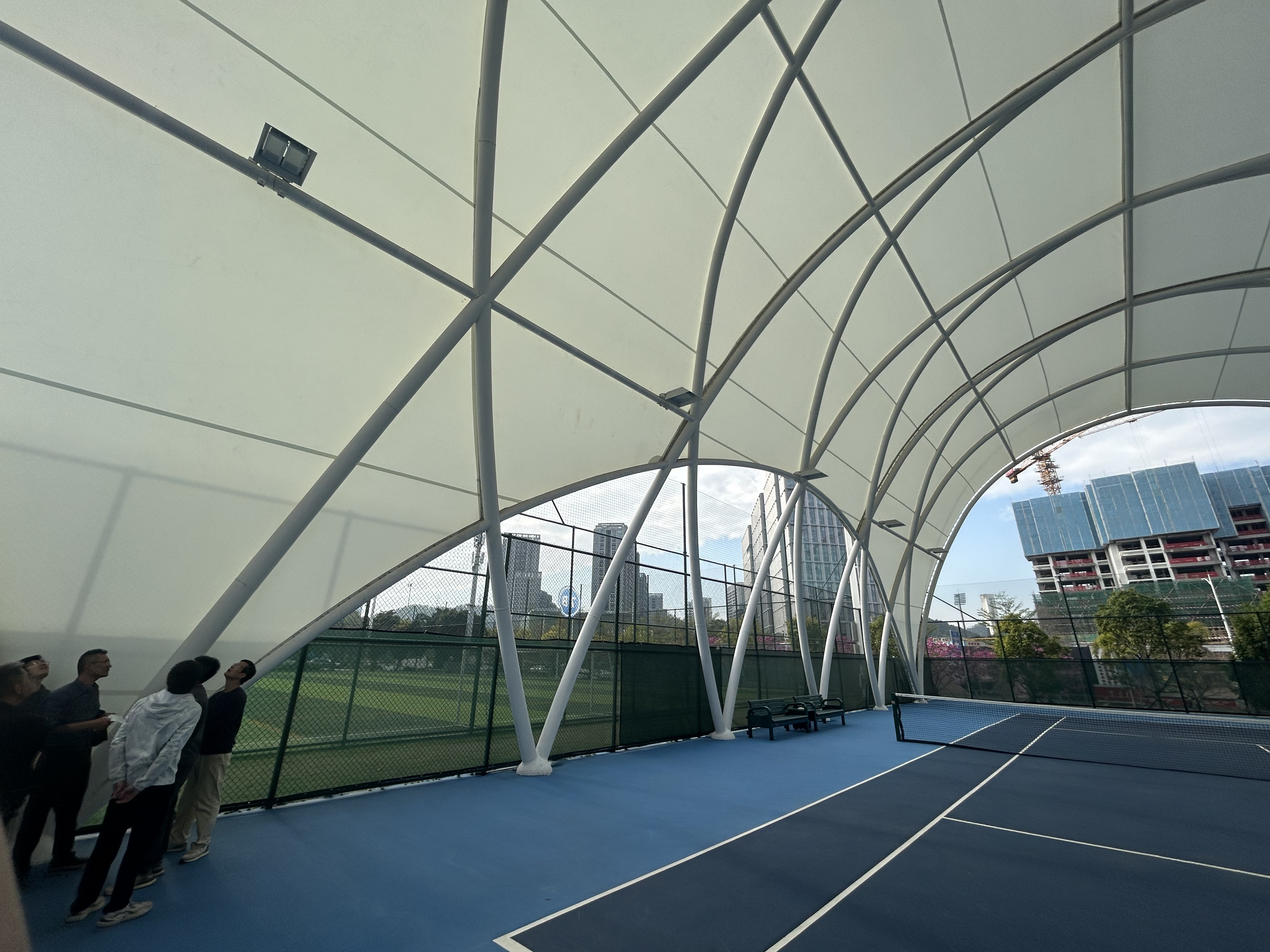 PVDF膜结构球场设计案例