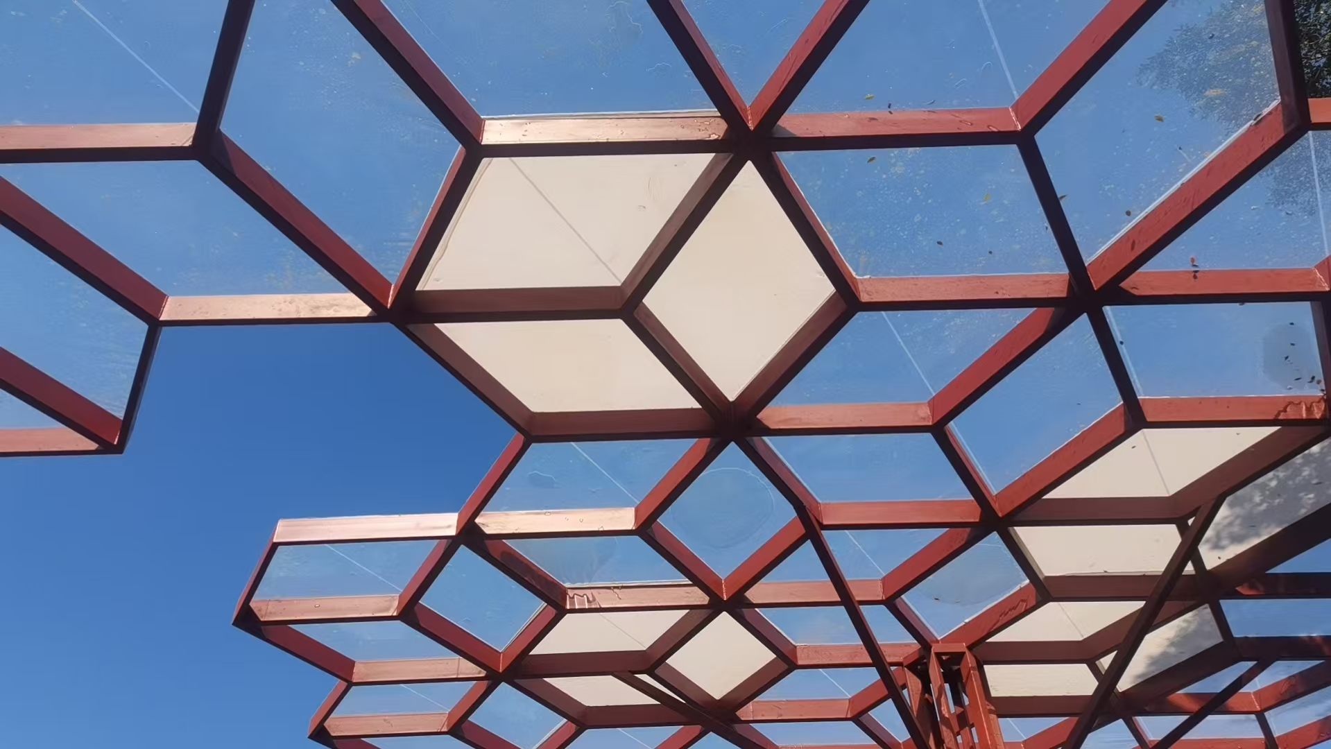 etfe苯环廊架雨棚