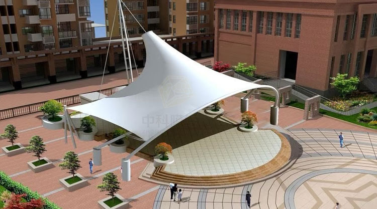 体育场看台张拉膜 体育场看台张拉膜