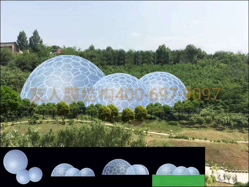 植物园etfe气枕膜结构设计安装