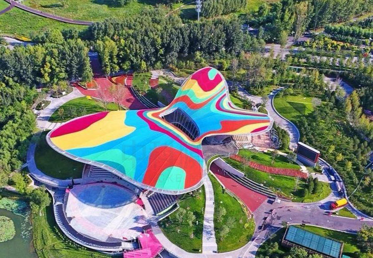 膜结构建筑的艺术感案例来咯~